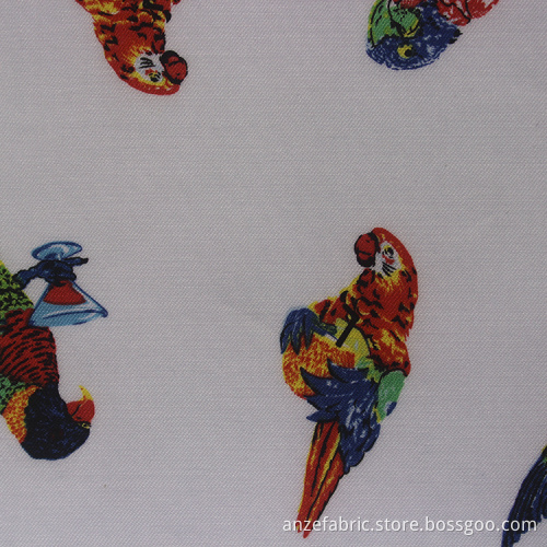 Tencel fabric cotton printed tencel fabric for dress